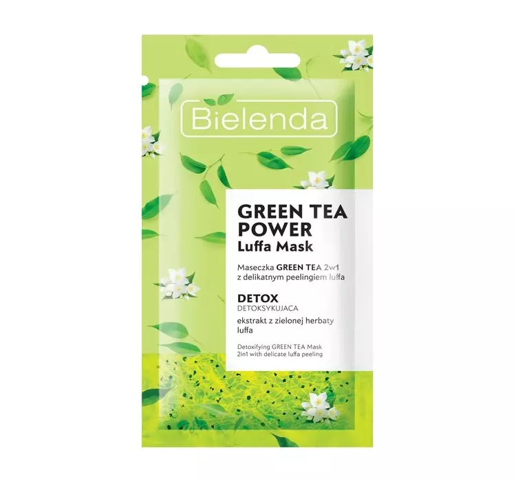 Bielenda MASECZKA GREEN TEA 2W1 Z PEELINGIEM LUFFA DETOKSYKUJĄCA 8G