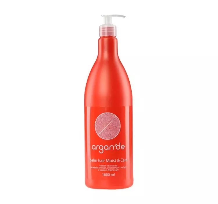 Stapiz Argan'de Moist & Care Balm balsam nawilżający z olejkiem arganowym do włosów cienkich, zniszczonych i suchych 1000ml