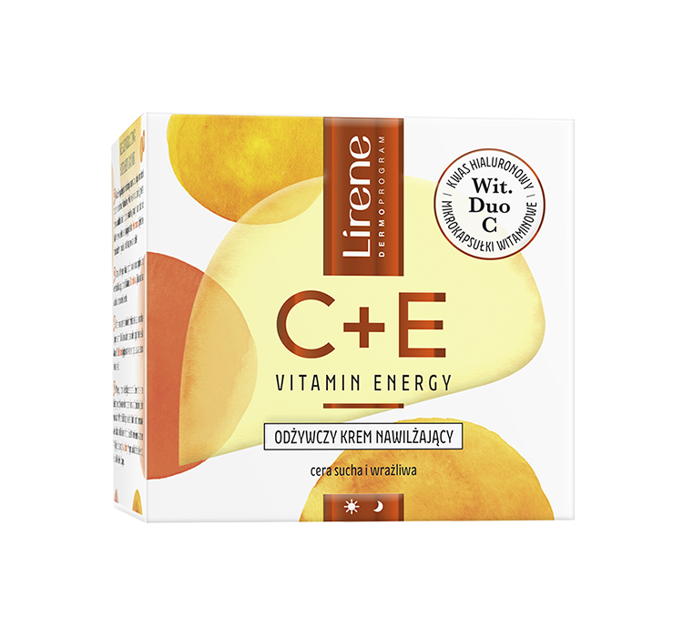 Lirene Pielęgnacja twarzy Vitamin Energy odżywczy krem głęboko nawilżający 50 ml