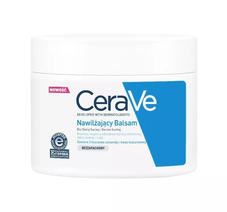 CeraVe CeraVe Moisturizers krem nawilżający do twarzy i ciała do skóry suchej i bardzo suchej 454 g