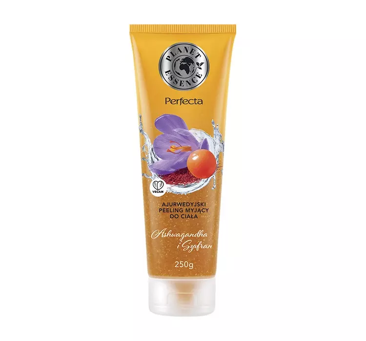 Perfecta Planet Essence Ajurwedyjski peeling myjący do ciała Ashwagandha i Szafran 010214851