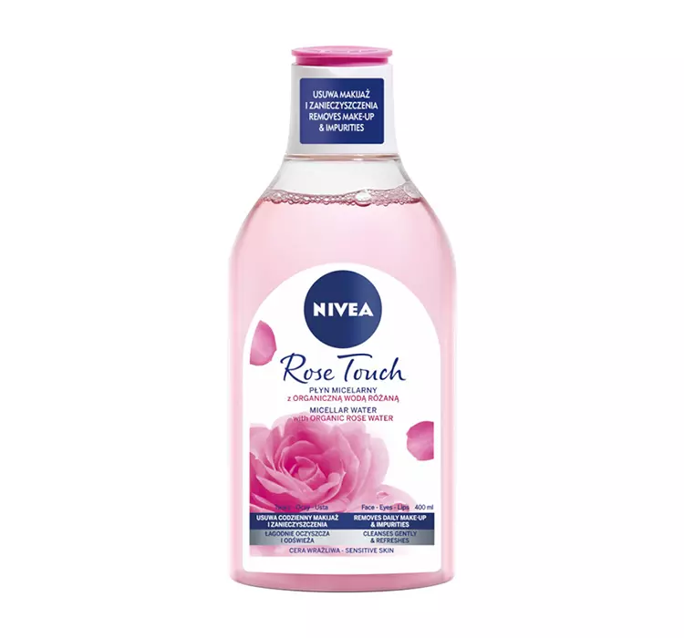 Nivea Rose Touch micelarny płyn dwufazowy z organiczną wodą różaną 400ml 92502-uniw
