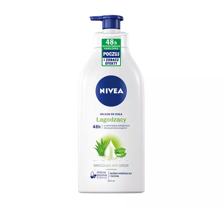 Nivea ŁAGODZĄCY BALSAM DO CIAŁA Z ALOESEM DO SKÓRY SUCHEJ 625 ML