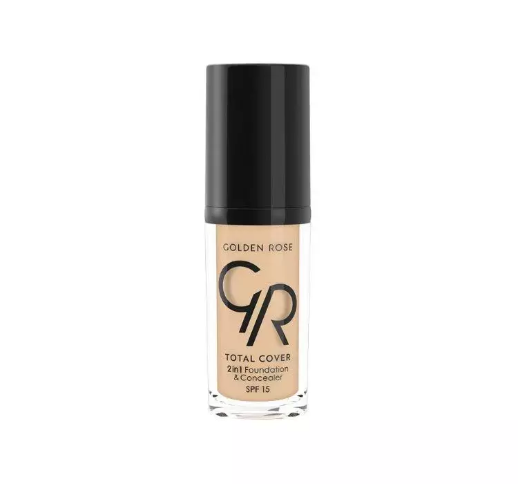 Golden Rose Total Cover 2in1 Fundation & Concealer - Podkład i korektor w jednym - 01 - PORCELAIN GOLID2W-ZY2W