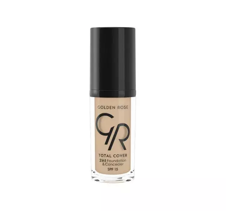 Golden Rose Total Cover 2in1 Fundation & Concealer - Podkład i korektor w jednym - 05 - COOL SAND GOLID2W-ZY2W-04