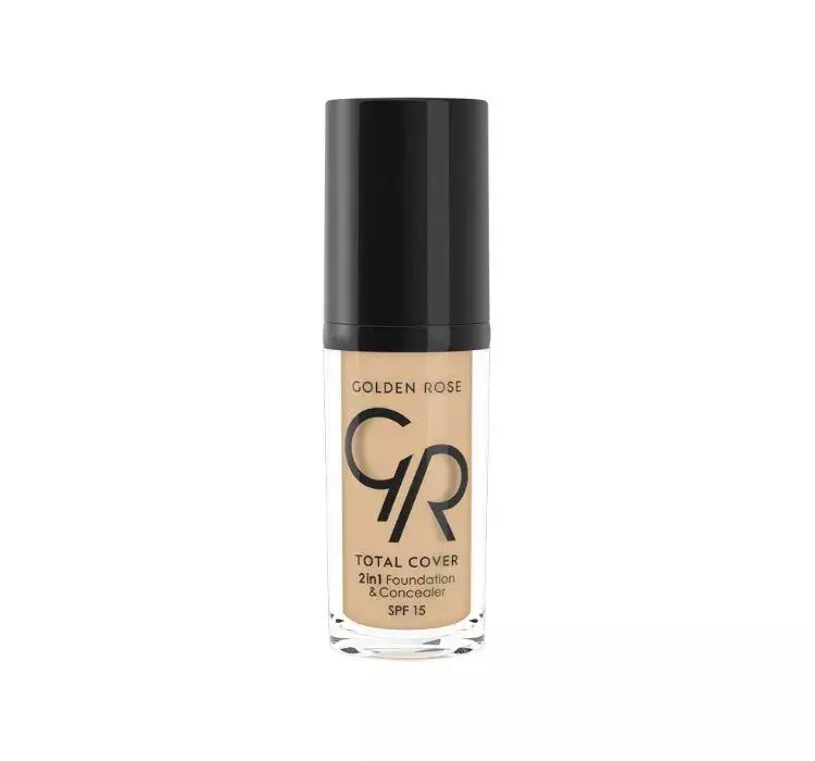 Golden Rose Total Cover 2in1 Fundation & Concealer - Podkład i korektor w jednym - 11 - NUDE GOLID2W-ZY2W-06