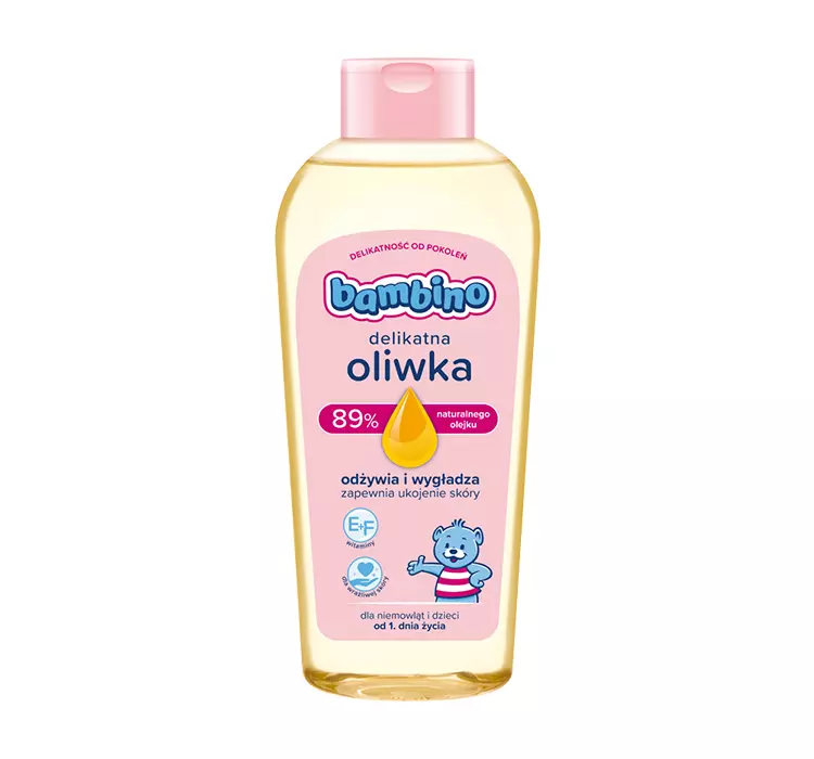 Bambino Oliwka z witaminą F nawilżająca natłuszczająca i pielęgnująca 300ml 92102-uniw