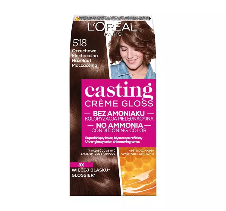 Loreal Casting Creme Gloss 518 Orzechowe Mochaccino