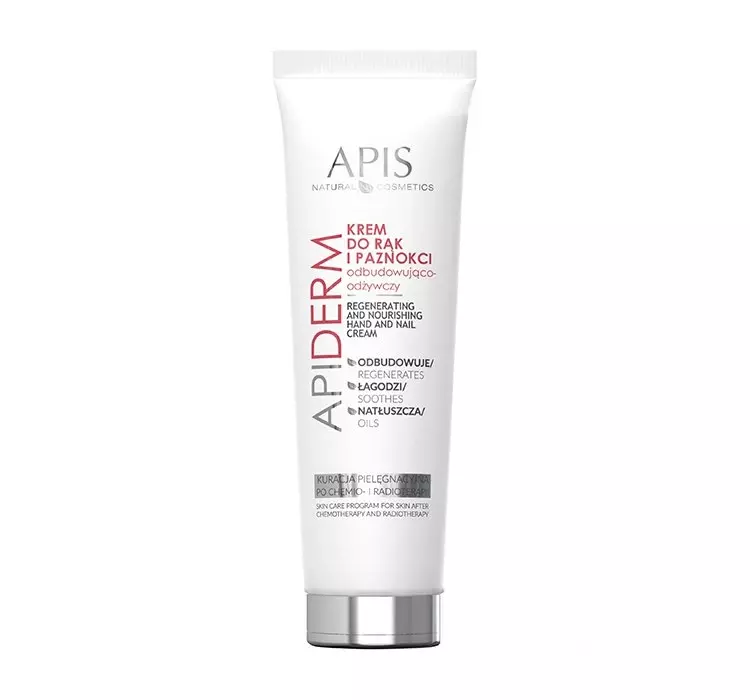 Apis APIDERM - Krem do rąk i paznokci odbudowująco-odżywczy 100 ml