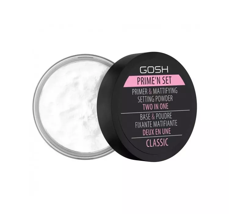 Gosh Primen Set 2in1 Primer & Mattifying Setting Powder puder/baza do twarzy 7g