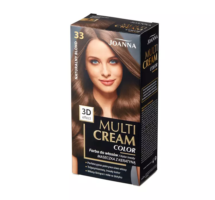 Joanna Multi Cream 3D 33 Naturalny Blond