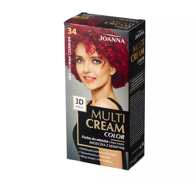 Joanna Multi Cream Color 34 Intensywna Czerwień