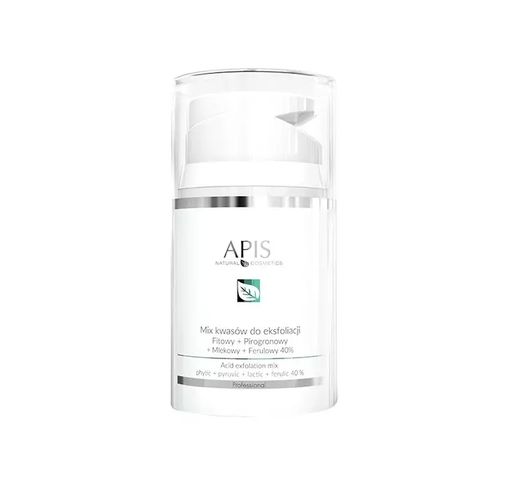 APIS Natural Cosmetics APIS - Exfoliation Acid mix kwasów do eksfoliacji Fitowy + Pirogronowy + Mlekowy + Ferulowy 40% 50ml