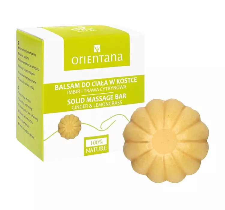 Orientana Balsam w kostce IMBIR I TRAWA CYTRYNOWA, 60 g ORI04954 [4685774]