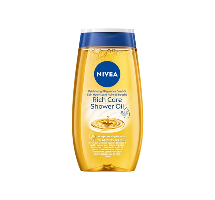 Nivea Pielęgnujący olejek pod prysznic skóra sucha 200 ml