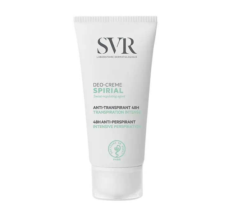 SVR SPIRIAL DEO-CREME  Antyperspirant w kremie, 50 ml >> 0zł za wysyłkę przy zakupach od 49 zł 
