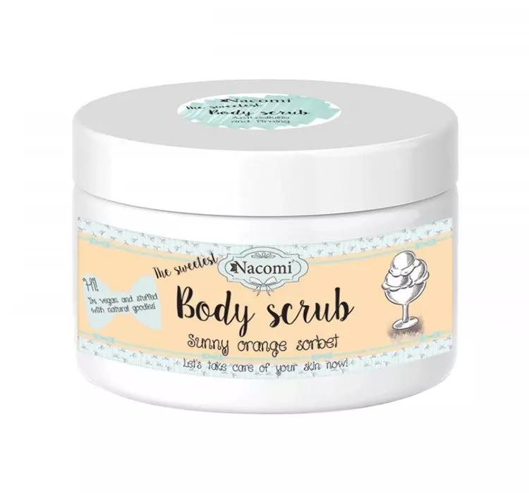 Nacomi Scrub do ciala pomarańczowy sorbet - Sunny Orange Sorbet Body Scrub Scrub do ciala pomarańczowy sorbet - Sunny Orange Sorbet Body Scrub