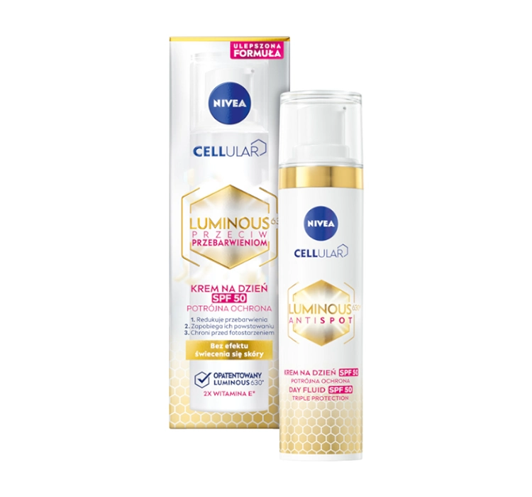 Nivea - Cellular - Luminous 630 - Krem do twarzy przeciw przebarwieniom na dzień SPF50 - 40 ml