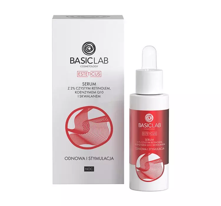 NEW APPROACH BasicLab Esteticus serum z 2% retinolem koenzymen Q10 i skwalanem 30 ml