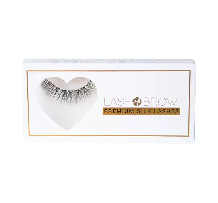 Lash Brow BROW NATURAL MESS PREMIUM SILK LASHES RZĘSY NA TAŚMIE