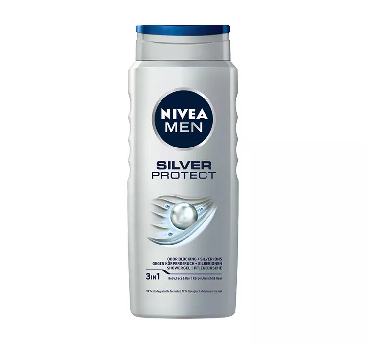 Nivea Men Silver Protect Shower Gel 500ml M Żel pod prysznic 69770