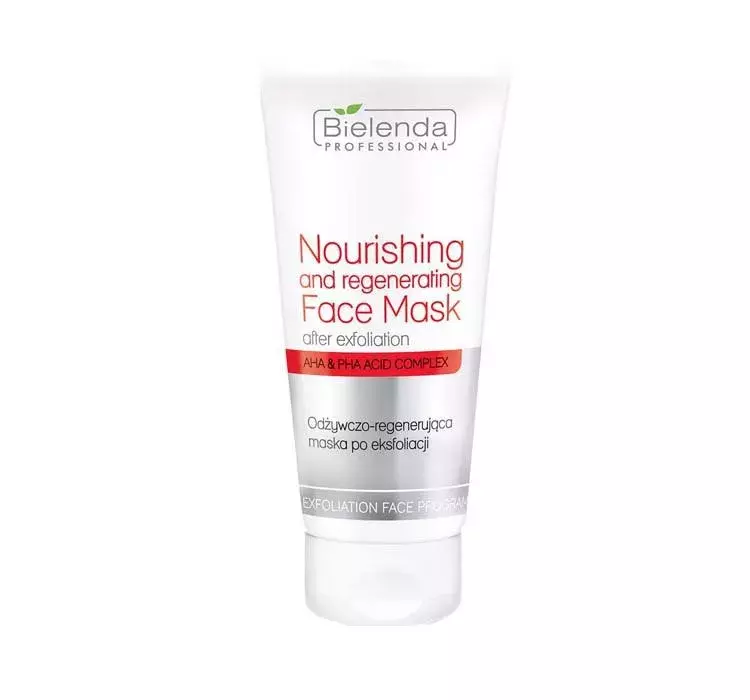Bielenda Professional Nourishing And Regenerating Face Mask After Exfoliation odżywczo-regenerująca maska do twarzy 175ml