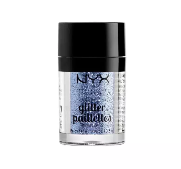 NYX Professional Makeup Professional Makeup - Metallic Glitter Paillettes - Brokat do twarzy i ciała - 02 DARKSIDE