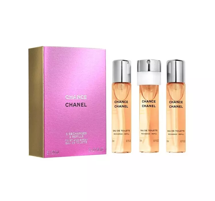 Chanel Chance 3 x 20ml uzupełnienie woda toaletowa