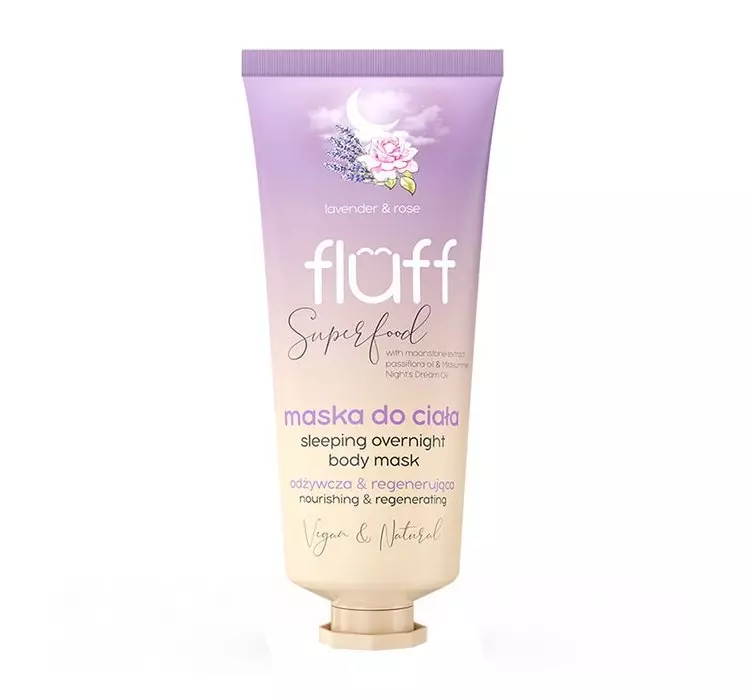Fluff Maska Do Ciała Na Noc Lawenda I Róża 150ML