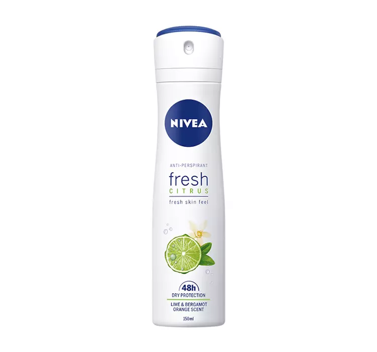 Nivea DEZODORANT FRESH CITRUS 48H SPRAY DAMSKI 150ML