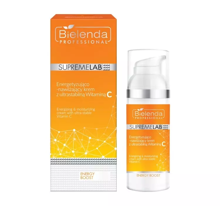 Bielenda SUPREMELAB ENERGY BOOST KREM ENERGETYZUJĄCO-NAWILŻAJĄCY Z WITAMINĄ C 50ML