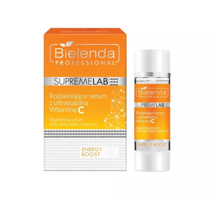 Bielenda SUPREMELAB ENERGY BOOST SERUM ROZJAŚNIAJĄCE SKÓRĘ Z WITAMINĄ C 15ML