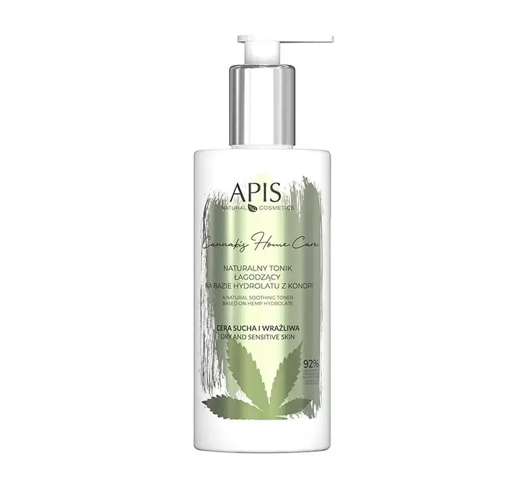Apis Professional Naturalny tonik łagodzący na bazie hydrolatu z konopi Cannabis 300 ml 5535