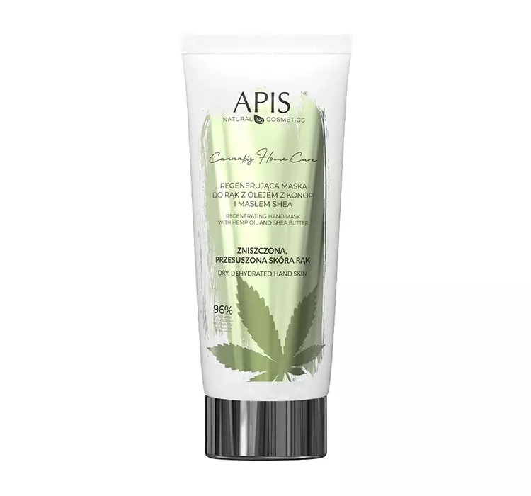 Apis Cannabis Home Care Regenerująca maska do rąk z olejem z konopi i masłem shea 200ml