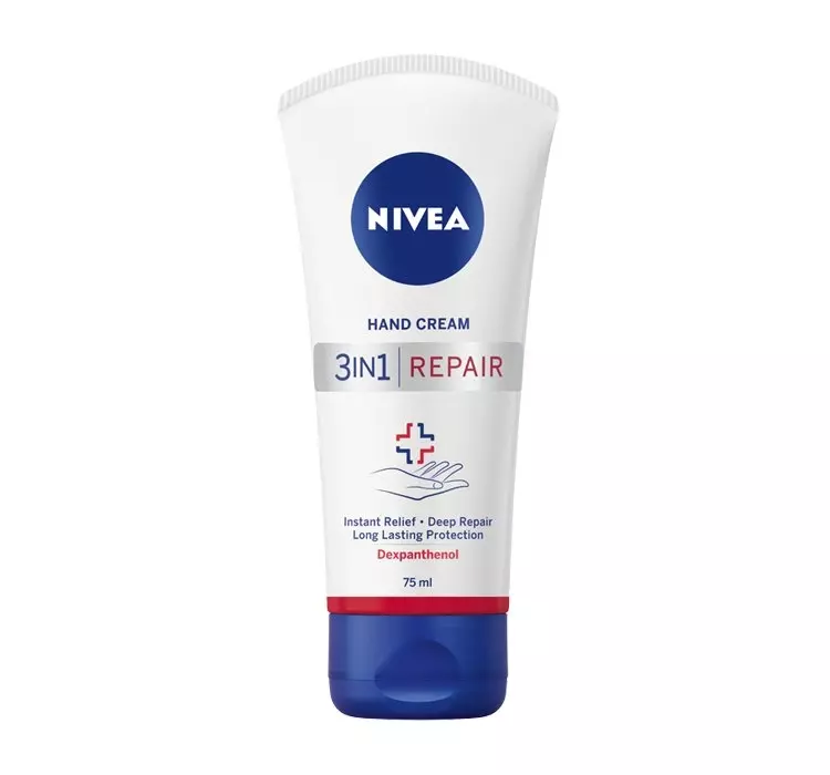 Nivea Hand Cream Krem do rąk odbudowujący 3w1 Repair 75ml