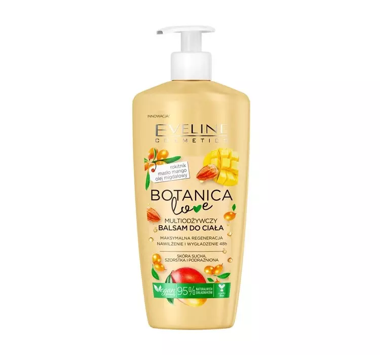 Eveline BOTANICA LOVE balsam do ciała Rokitnik/Mango/Olej Migdałowy 350ml 48364-uniw