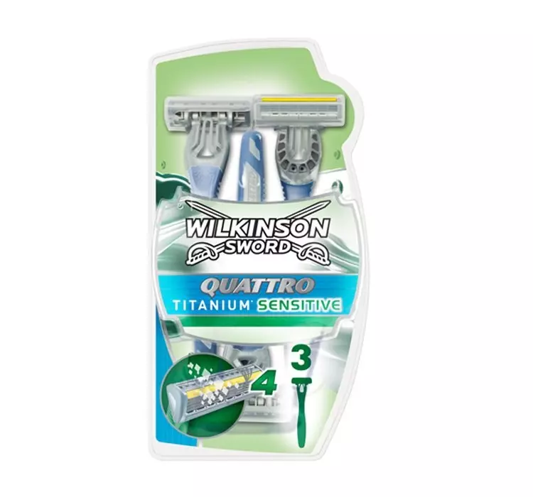 Wilkinson QUATTRO TITANIUM SENSITIVE 3 SZT 62165642