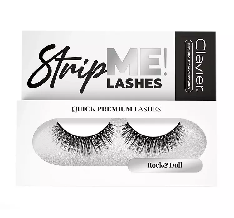 Clavier Quick Premium Lashes rzęsy na pasku Rock&Doll 804