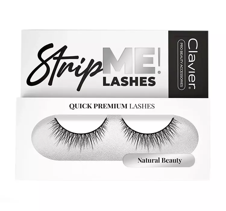 Clavier Clavier Quick Premium Lashes rzęsy na pasku Natural Beauty 827