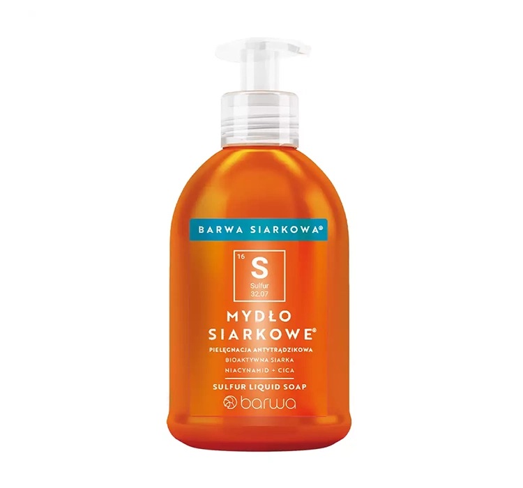 BARWA Siarkowa Mydło Siarkowe W Płynie 300ml