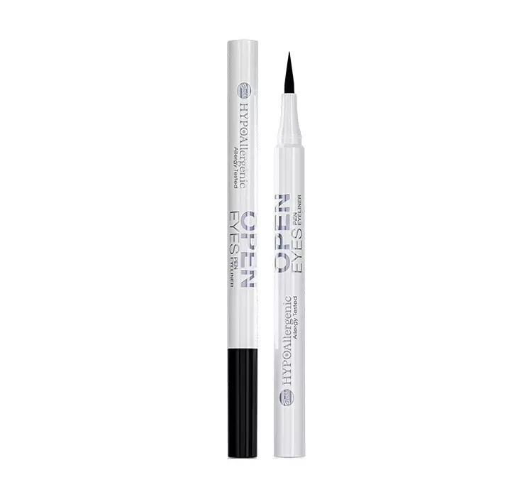 Bell Hypoallergenic Precyzyjny Eyeliner do Kresek Open Eyes 01 Noir Black 6 ml 554912