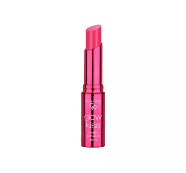 Golden Rose Glow Kiss - Tinted Lip Balm - Koloryzujący balsam do ust z witaminą E - SPF 15 - 3 g - 03 - BERRY PINK