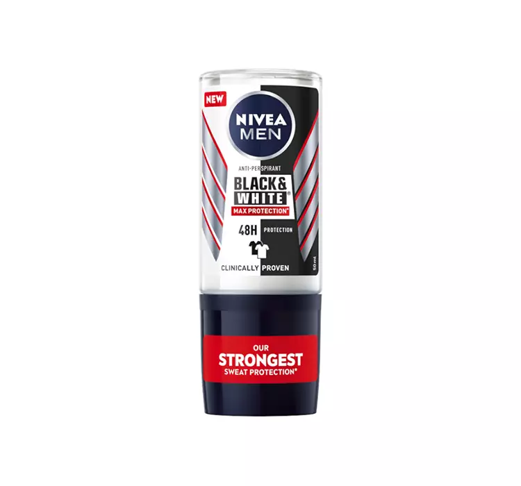 Nivea Men Deo Black & White Max Protection - antyperspirant roll-on 50ml