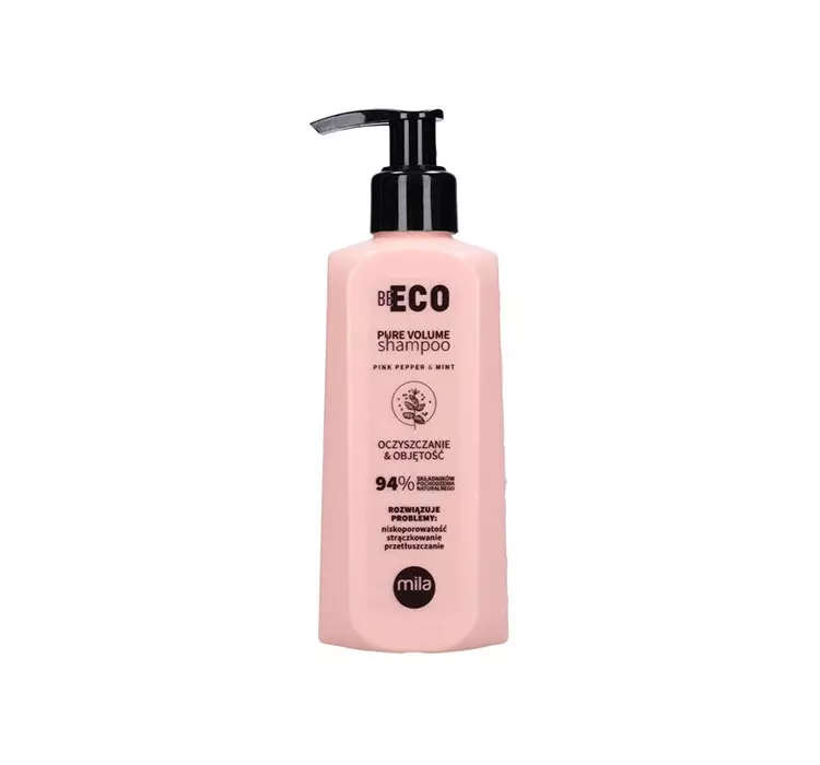 Mila Be Eco Pure Volume Shampoo Oczyszczanie & Objętość 250ml szampon do włosów niskoporowatych