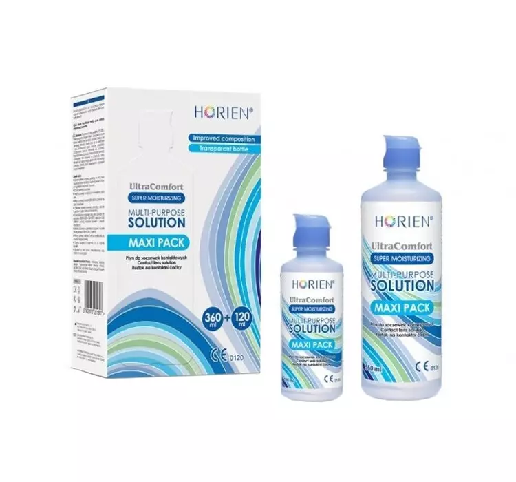 Płyn do soczewek Horien Maxipack 360ml + 120ml