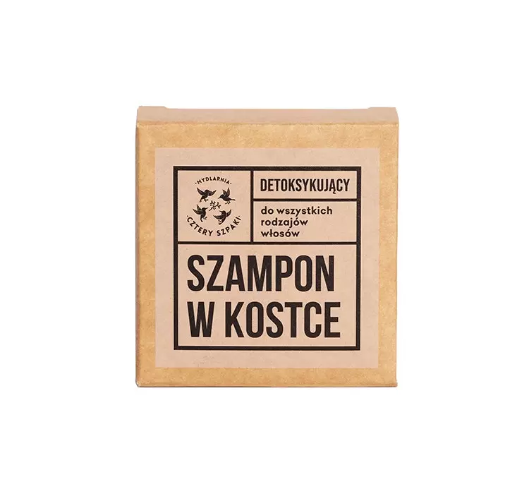 MYDLARNIA CZTERY SZPAKI CZTERY SZPAKI (4szpaki) Szampon w kostce detoksykujący, 75 g