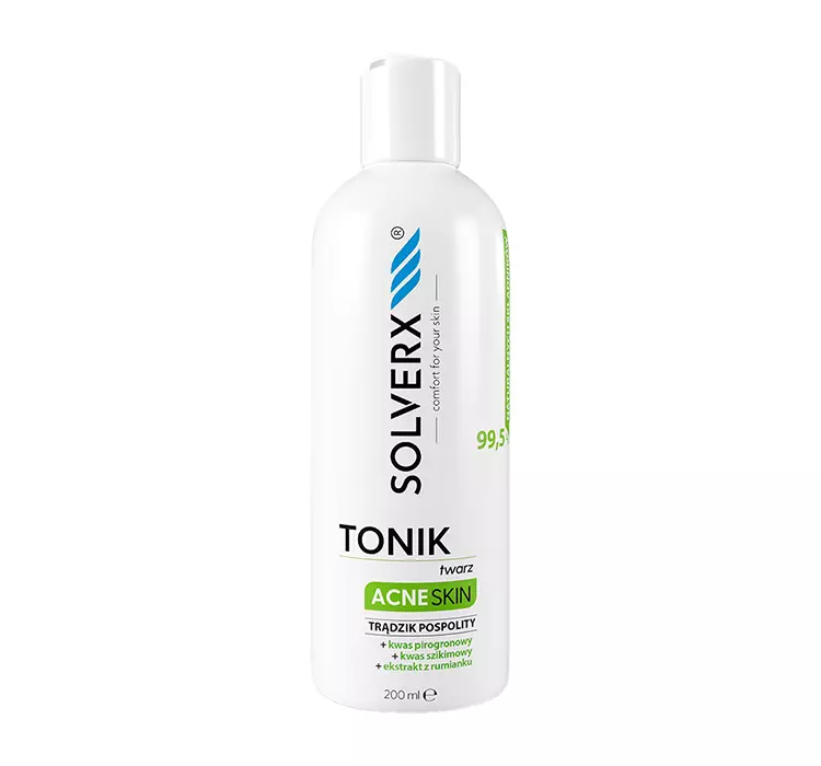 Solverx Acne Skin Tonik do twarzy przeciwtrądzikowy 200ml