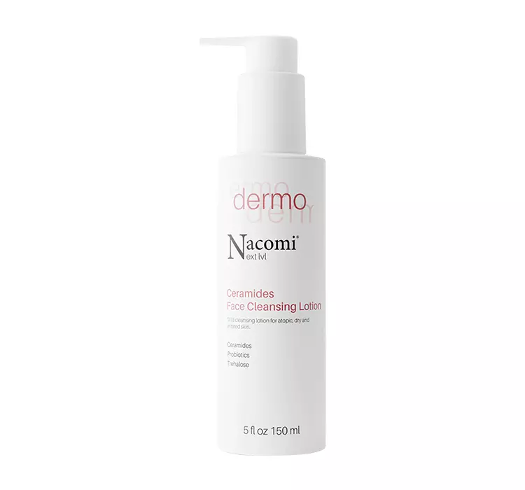 Nacomi Łagodna Emulsja Oczyszczająca do Cery Atopowej, Suchej i Podrażnionej 150 ml