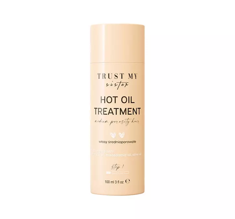 Trust my sister Trust My Sister - Hot Oil Treatment - Olej do włosów średnioporowatych - 100 ml