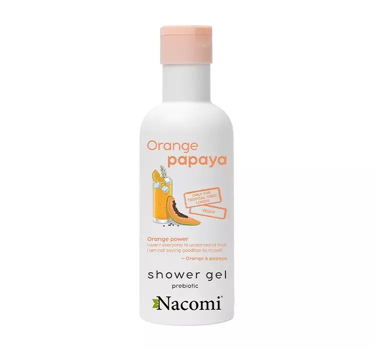 Nacomi Shower Gel żel pod prysznic Pomarańcza i Papaja 300ml